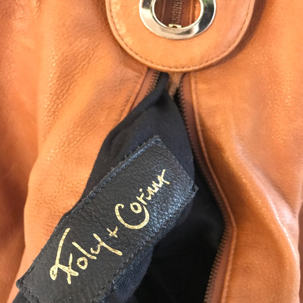 Foley + Corinna  Brown Soft Leather Bag